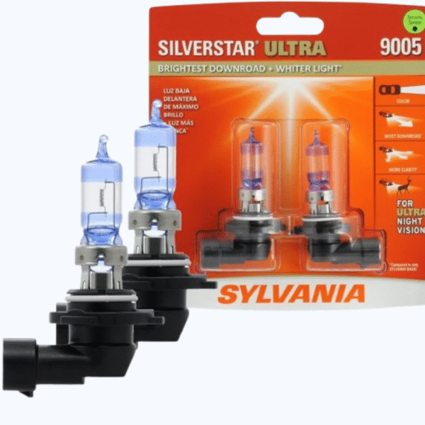 SYLVANIA 9005 SilverStar Ultra Halogen Headlight Bulbs – High Performance Brightest