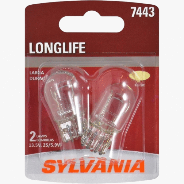 SYLVANIA 7443 Long Life Miniature Bulb – Ideal for Daytime Running Lights & Reverse Lights