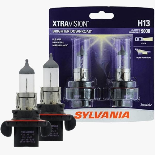 SYLVANIA H13 XtraVision – Halogen Headlight Bulbs – for High Beam, Low Beam